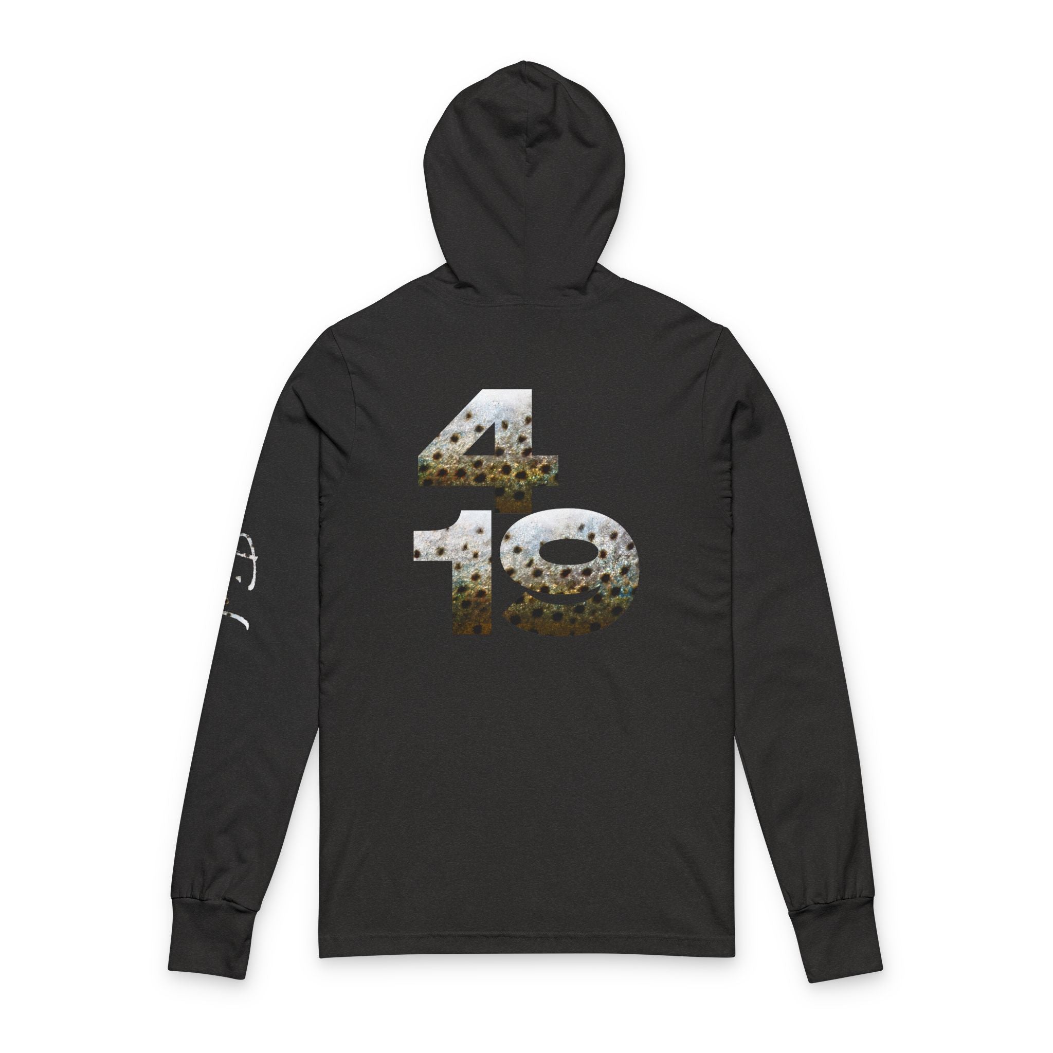 Printify Long-Sleeve Hoodie Fish 4:19 Soft Cotton Pullover Hoodie Unisex