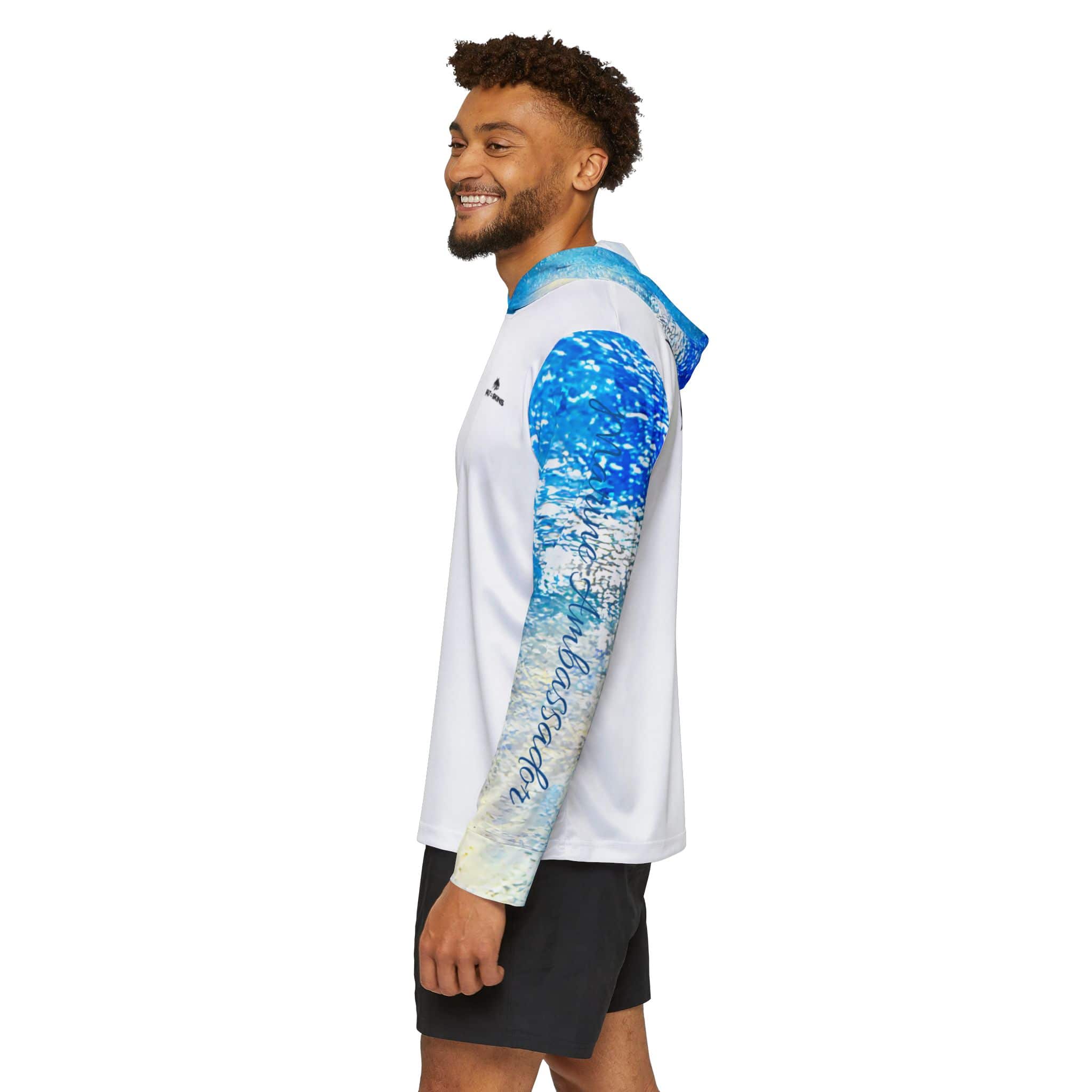 Printify Long-Sleeve Hoodie "Into The Blue" - Dana Katz - Marine Ambassador Unisex Hoodie