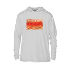 Printify Men's Long Sleeve Hoodie Pearl Grey / XS Rainbow Trout Men's Performance Hoodie