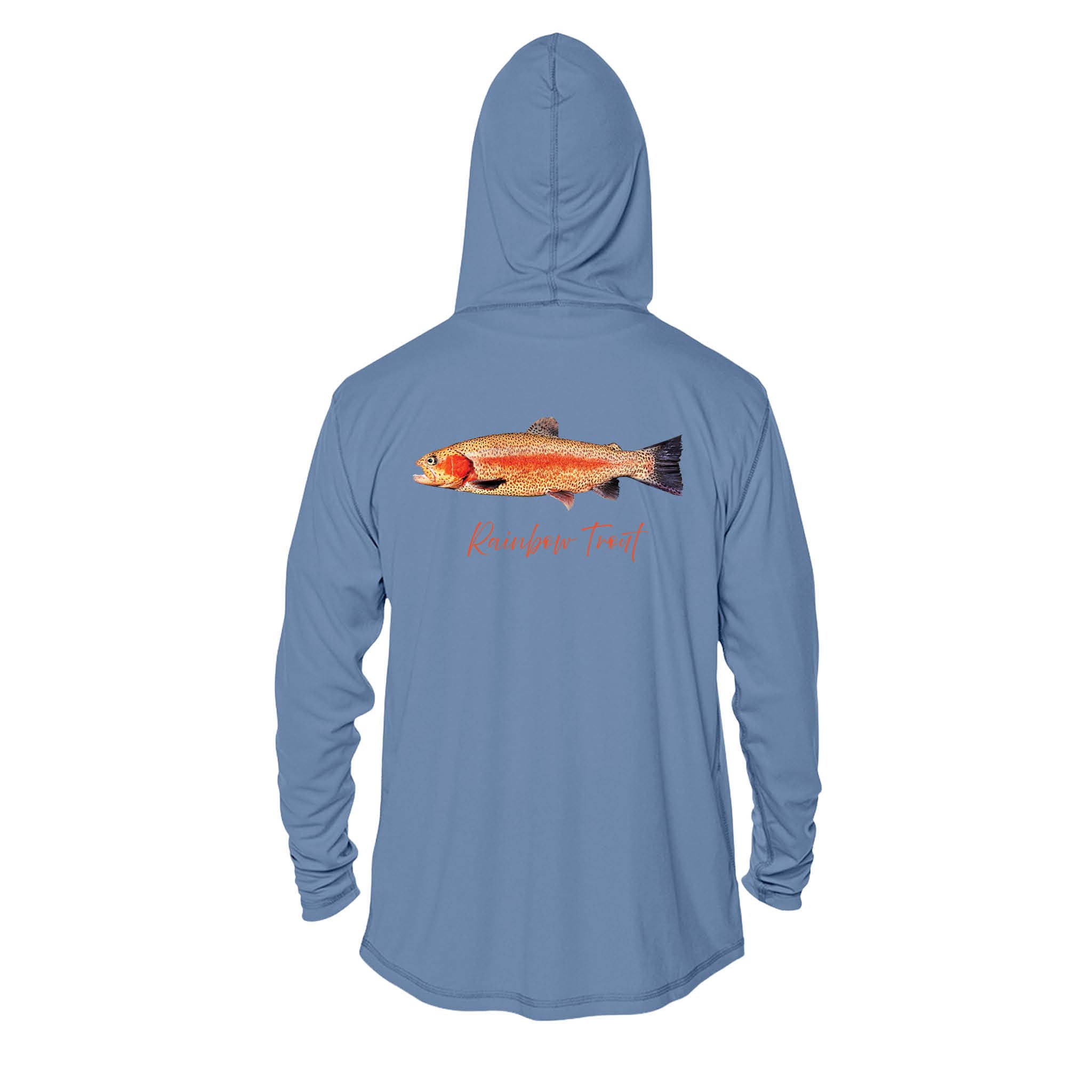 Printify Men's Long Sleeve Hoodie Rainbow Trout Men's Performance Hoodie
