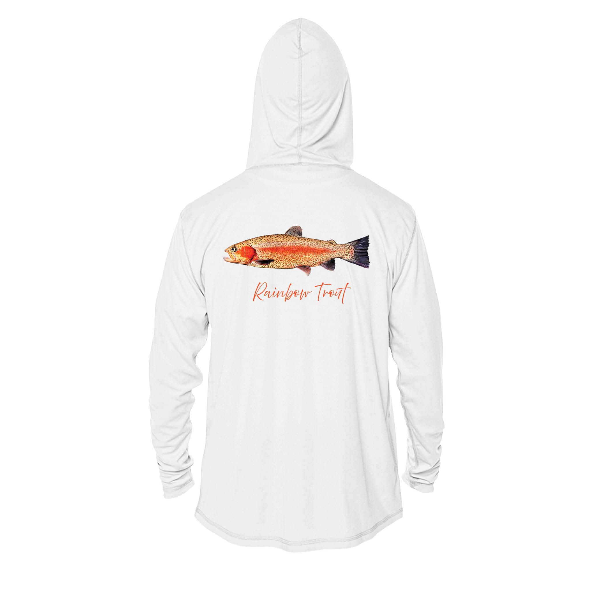 Printify Men's Long Sleeve Hoodie Rainbow Trout Men's Performance Hoodie