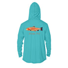 Printify Men's Long Sleeve Hoodie Rainbow Trout Men's Performance Hoodie