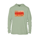 Printify Men's Long Sleeve Hoodie Sage / XS Rainbow Trout Men's Performance Hoodie