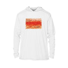 Printify Men's Long Sleeve Hoodie White / XS Rainbow Trout Men's Performance Hoodie