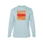 Printify Men's Long Sleeve Performance Crew Neck Artic Blue / XS Rainbow Trout Men's Long Sleeve Performance Fishing Crew Neck