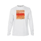 Printify Men's Long Sleeve Performance Crew Neck Rainbow Trout Men's Long Sleeve Performance Fishing Crew Neck