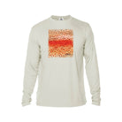 Printify Men's Long Sleeve Performance Crew Neck Sandbar / XS Rainbow Trout Men's Long Sleeve Performance Fishing Crew Neck