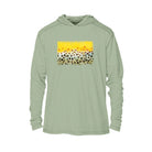 Printify Men's Performance Hoodie Sage / XS Brown Trout Men's Long Sleeve Performance Hoodie