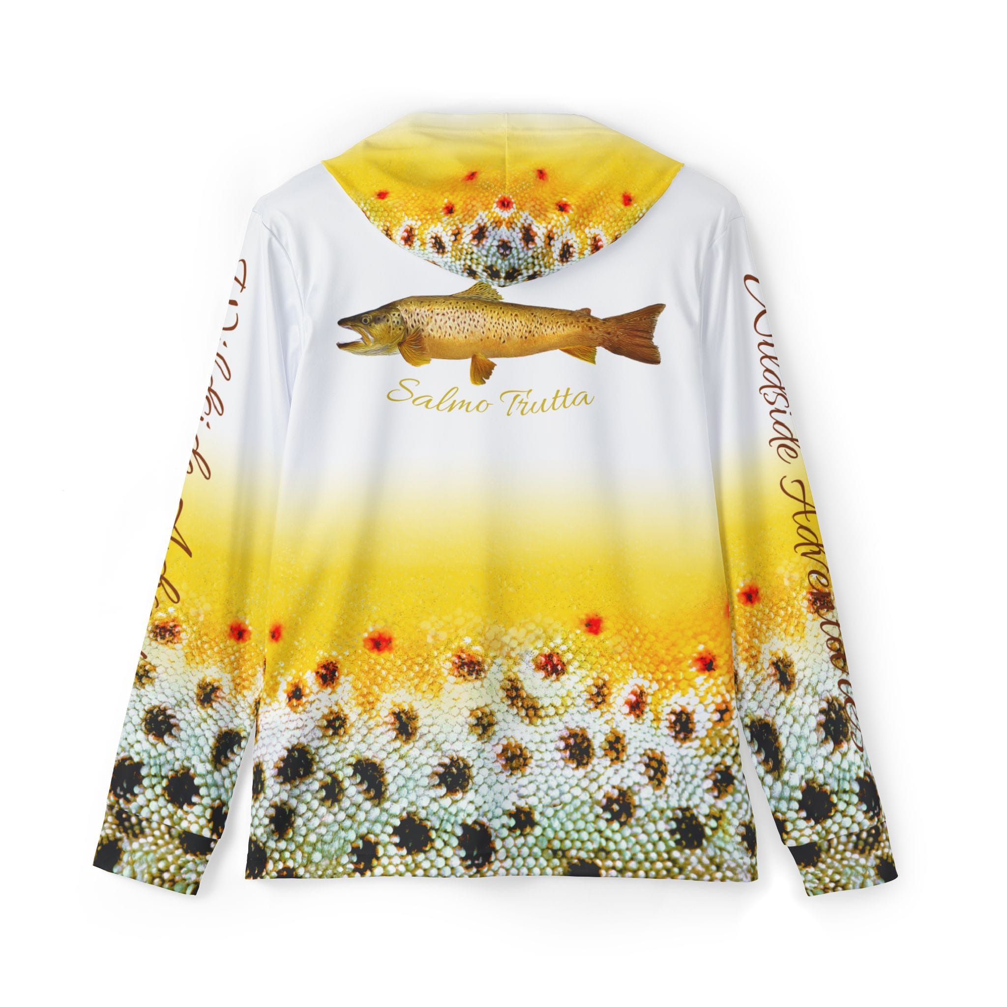 Printify Men's Performance Hoodie Sunflower / XS Wildside Brown - Men's Performance Long Sleeve Fishing Hoodie