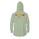 Printify Men's Performance Hoodie Wild Brown Trout Men's Long Sleeve Performance Hoodie