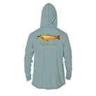 Printify Men's Performance Hoodie Wild Brown Trout Men's Long Sleeve Performance Hoodie