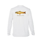 Printify Men's Performance Shirt Wild Brown Trout Men's Performance Fishing Crew Neck