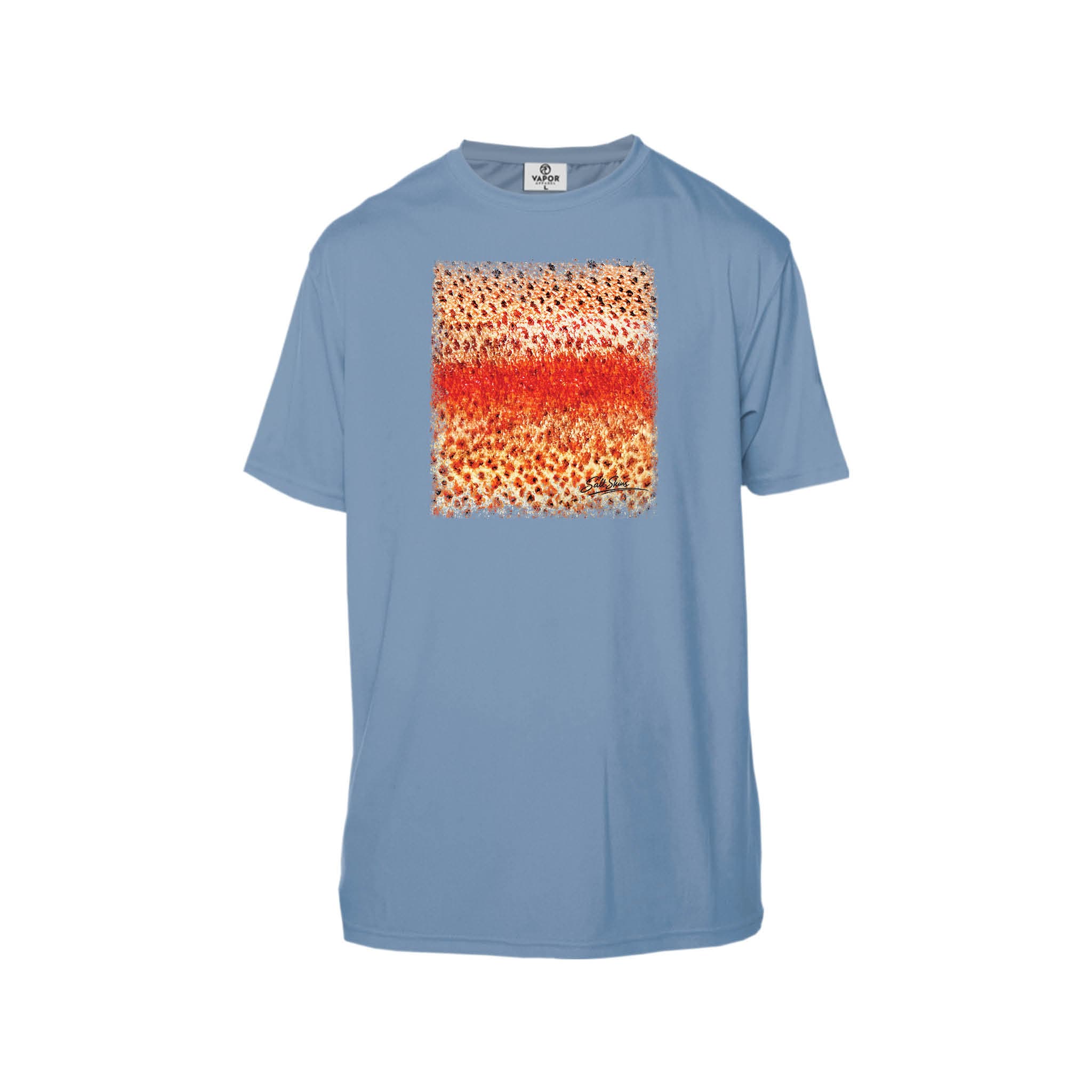 Printify Men's Performance T-Shirt Columbia Blue / S Rainbow Trout Men's Performance T-Shirt