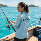 Printify Unisex Performance Hoodie "Into The Blue" - Dana Katz - Marine Ambassador Unisex Hoodie