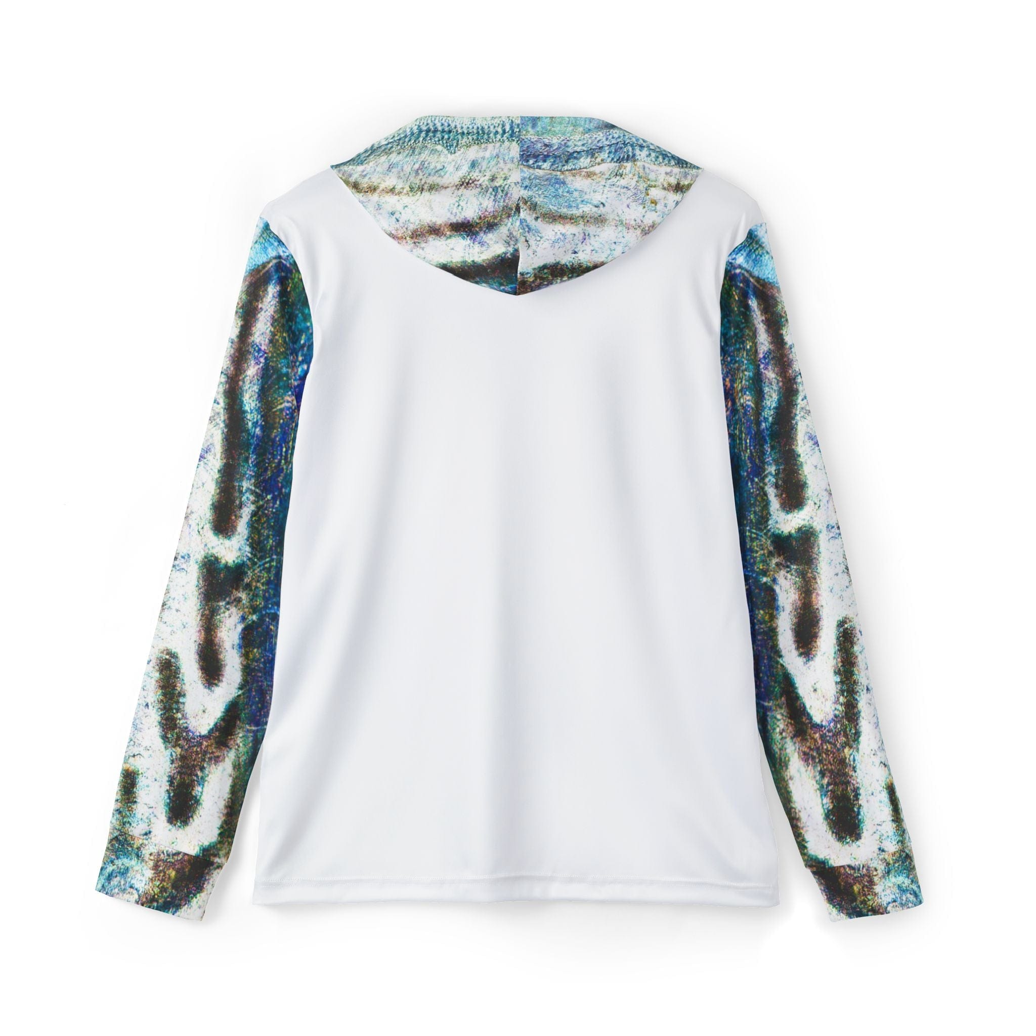 Salt Skins All Over Prints Barracuda Men's UPF +50 Long Sleeve Performance Hoodie