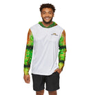 Salt Skins All Over Prints Peacock Bass II Ultimate Performance Men's Long Sleeve Fishing Shirt