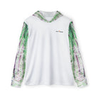 Salt Skins All Over Prints XS Barracuda Men's UPF +50 Long Sleeve Performance Hoodie Green