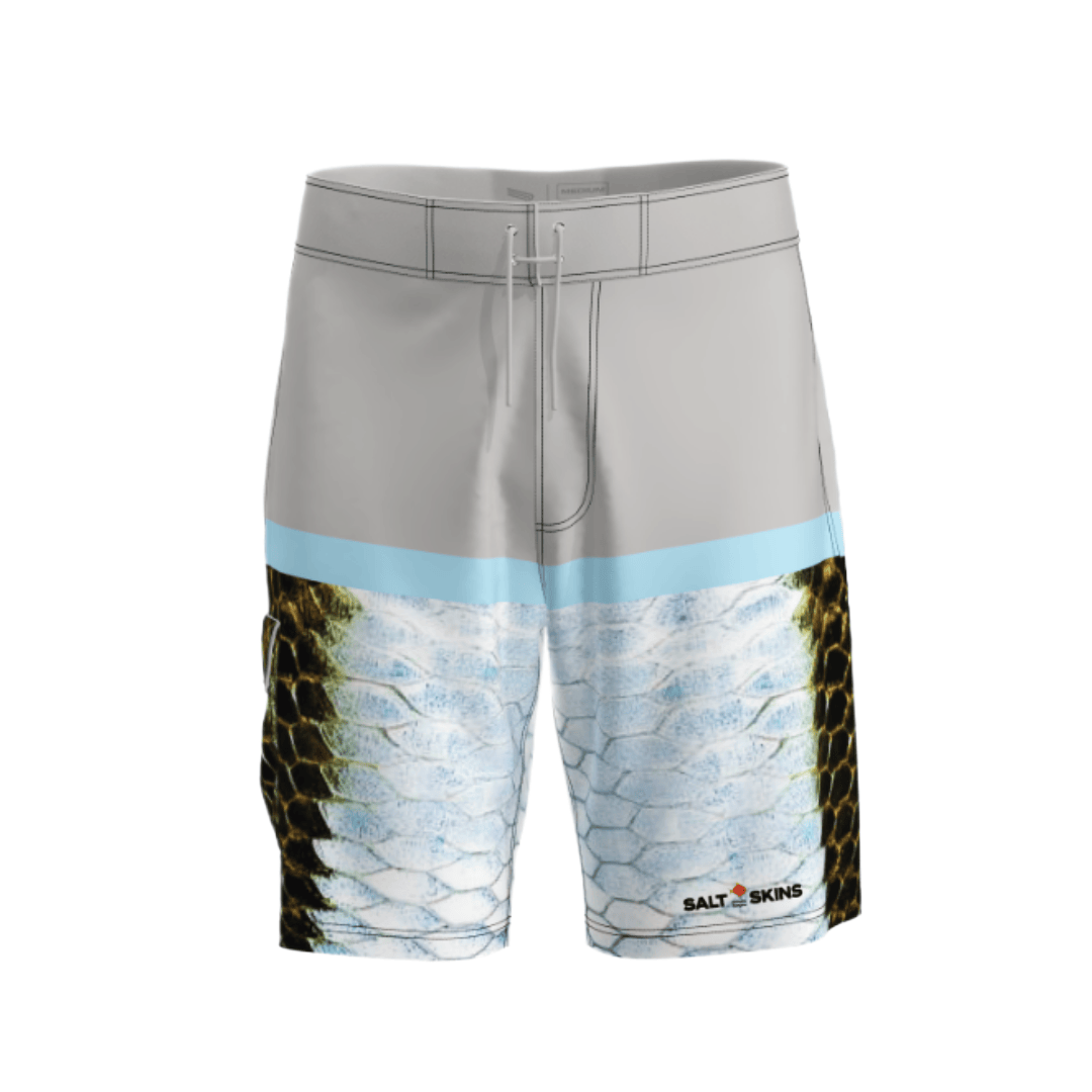 Salt Skins Apparel Men's Waterproof Fishing Shorts Sport Gray / S Tarpon Slayer Men's Waterproof Performance Fishing Shorts