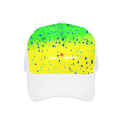 Salt Skins Baseball Style Fishing Hat Green Mahi / One size Marine Life Collection Baseball Style Fishing Hat for Men & Women
