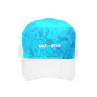 Salt Skins Baseball Style Fishing Hat Reef Water Blue / One size Marine Life Collection Baseball Style Fishing Hat for Men & Women