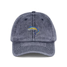 Salt Skins Hats One size / Navy Blue Marlin Embroidered Vintage Fish Cap by Salt Skins Apparel