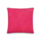 Salt Skins Home Decor 18″×18″ Seaside Hot Pink Coral - Beach House Throw Pillow
