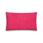 Salt Skins Home Decor 20″×12″ Seaside Hot Pink Coral - Beach House Throw Pillow
