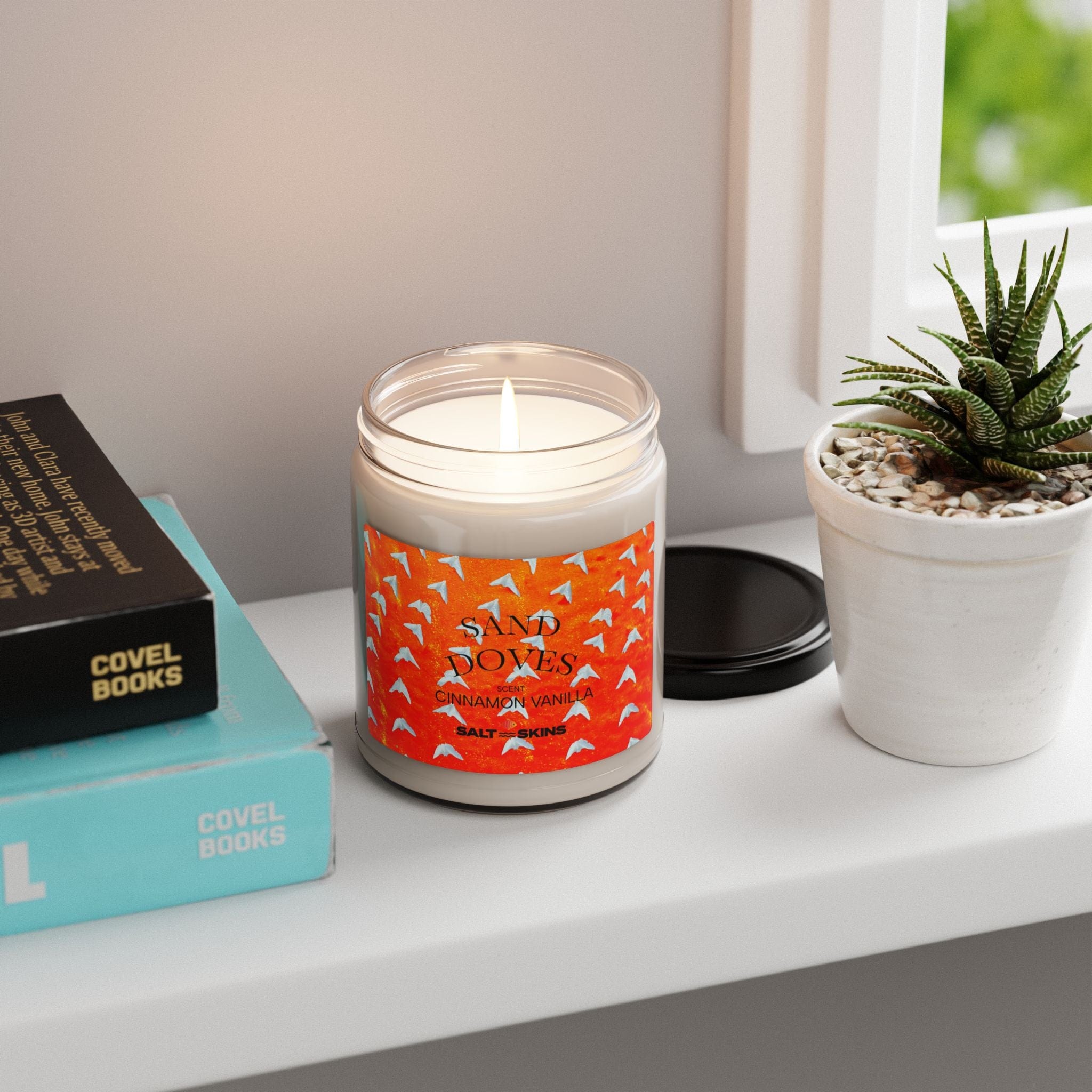 Salt Skins Home Decor Cinnamon Vanilla / 9oz Sand Dollar Doves - Cinnamon Vanilla  Scented Candle - Beach House Essentials