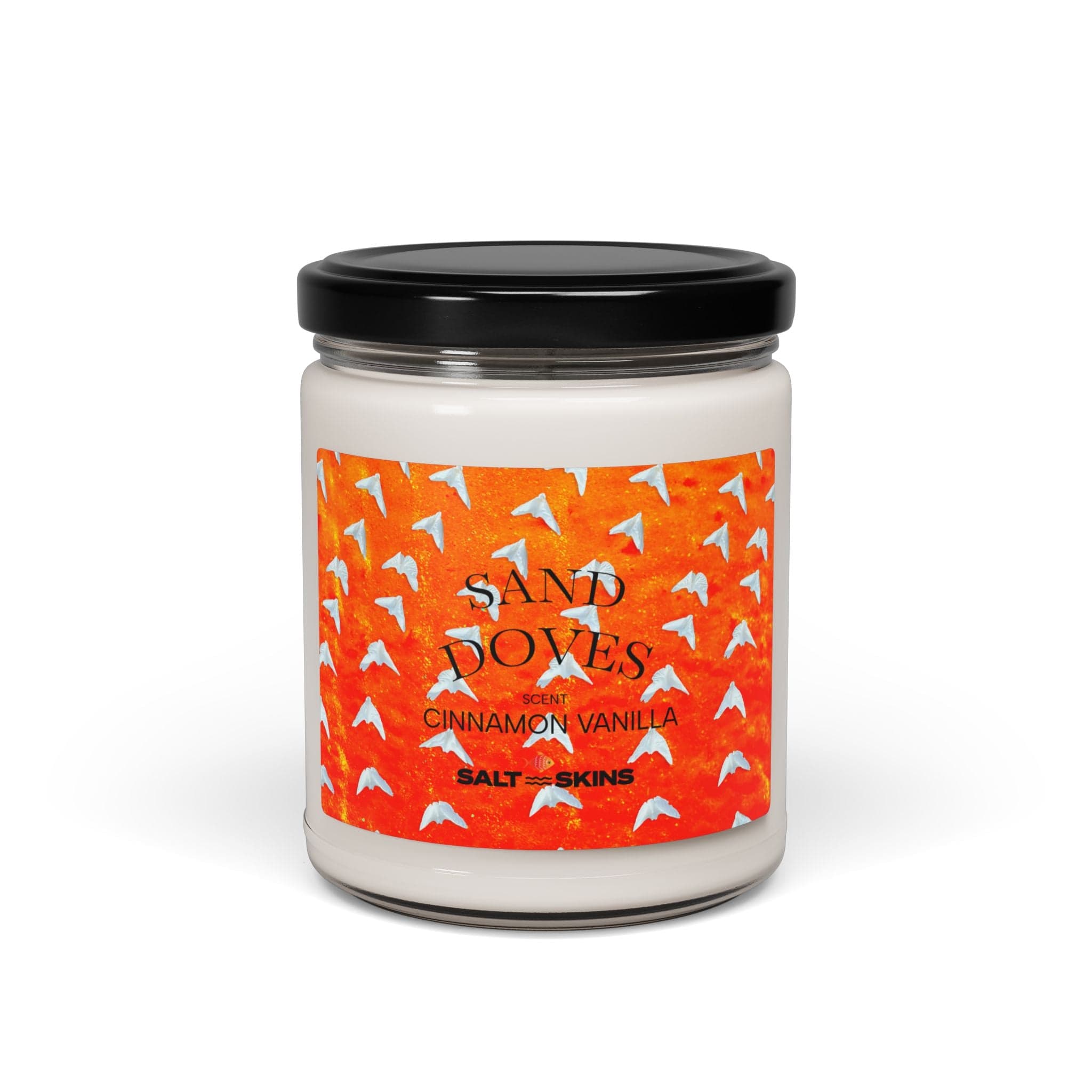 Salt Skins Home Decor Cinnamon Vanilla / 9oz Sand Dollar Doves - Cinnamon Vanilla  Scented Candle - Beach House Essentials