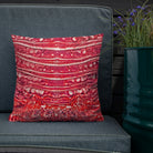 Salt Skins Home Decor Salt Skins Premium Beach House Pillows - Lobster Series Red