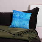 Salt Skins Home Decor Sea Angler Collection Blue Mackerel - Throw Pillow