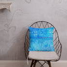Salt Skins Home Decor Sea Angler Collection Blue Mackerel - Throw Pillow