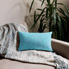 Salt Skins Home Decor Seaside Blue Reef Coral - Beach House Throw Pillow