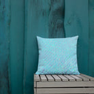 Salt Skins Home Decor Seaside Blue Reef Coral - Beach House Throw Pillow
