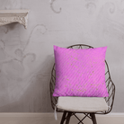 Salt Skins Home Decor Seaside Bright Pink Coral - Beach House Throw Pillow