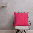 Salt Skins Home Decor Seaside Hot Pink Coral - Beach House Throw Pillow