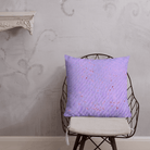 Salt Skins Home Decor Seaside Purple Coral - Beach House Throw Pillow