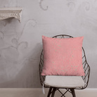 Salt Skins Home Decor Seaside Rose Coral - Beach House Throw Pillow