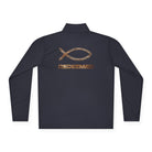 Salt Skins Long-sleeve Pullover "Redeemed" Crown of Thorns Fish Quarter Zip Pullover