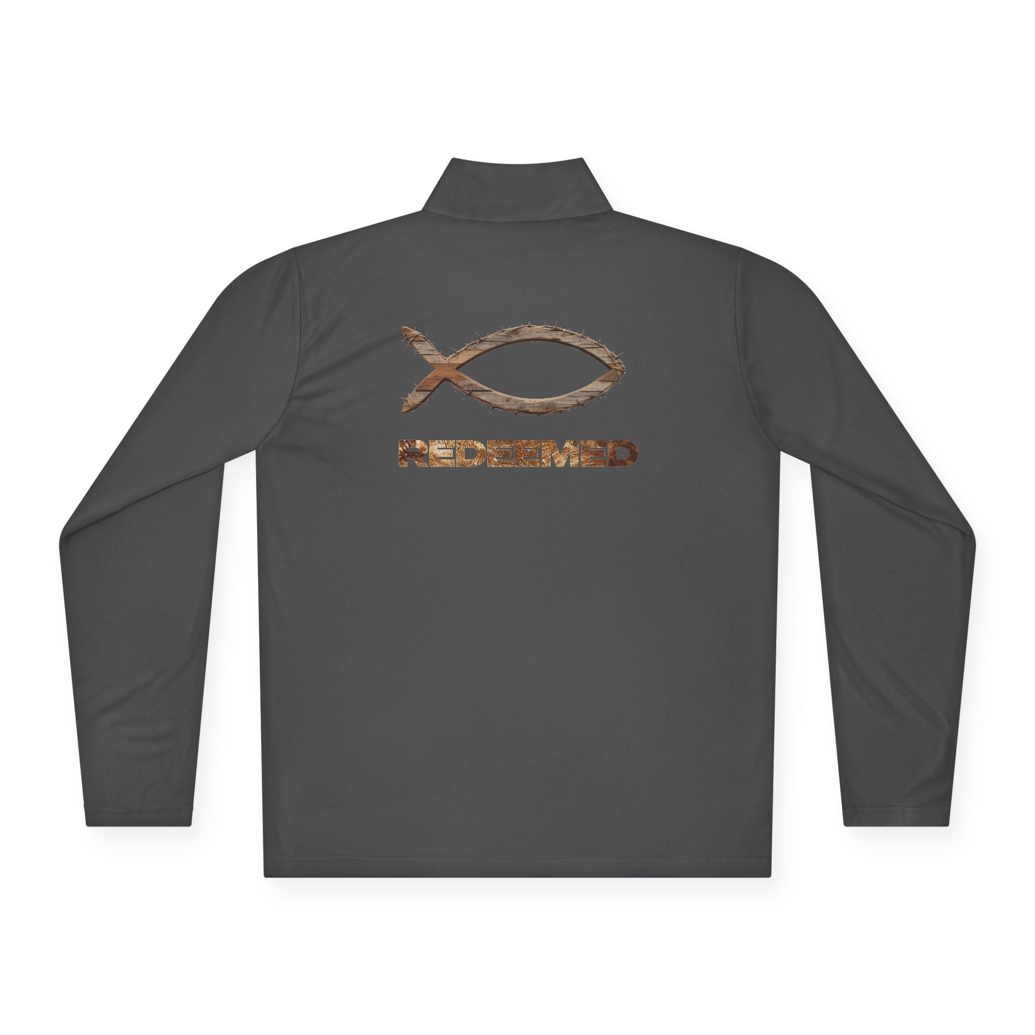 Salt Skins Long-sleeve Pullover "Redeemed" Crown of Thorns Fish Quarter Zip Pullover