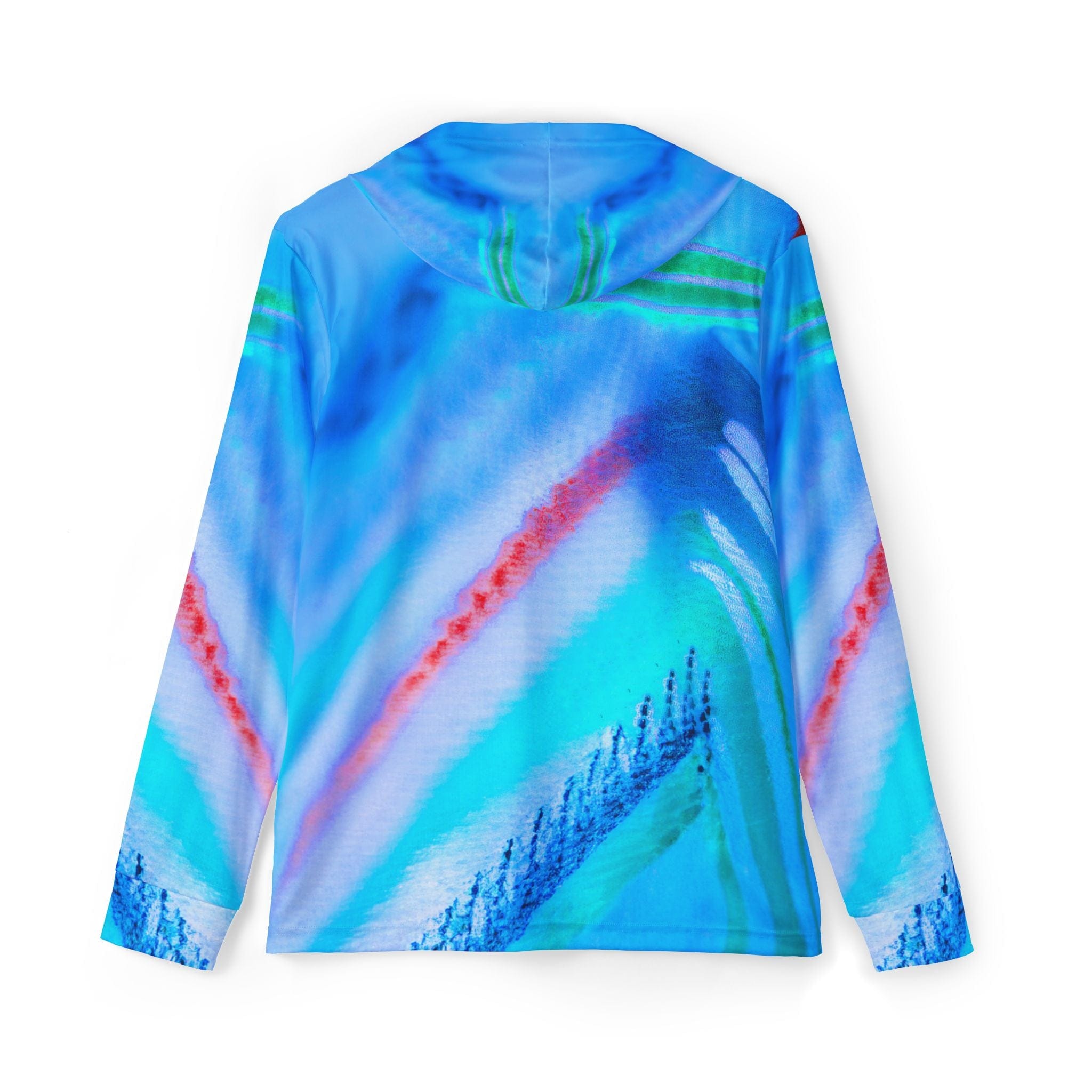 Salt Skins Men's Long Sleeve Hoodie Parrot Reef Slayer - The Ultimate Performance Men's Long Sleeve Fishing Shirt