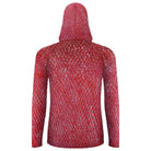 Salt Skins Men's Long Sleeve Hoodie Red Mingy Men's Long Sleeve Sun Protection Hoodie