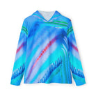Salt Skins Men's Long Sleeve Hoodie XS / Aqua Blue Parrot Reef Slayer - The Ultimate Performance Men's Long Sleeve Fishing Shirt