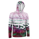 Salt Skins Men's Performance Hoodie Barracuda Purple Men's Long Sleeve Sun Protection Hoodie