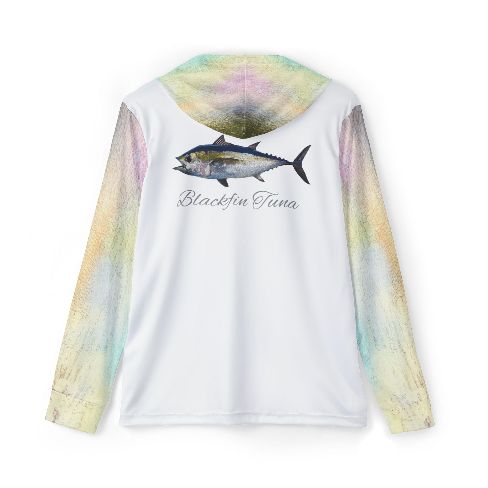 Salt Skins Men's Performance Hoodie Black Fin Tuna Captains Series II - The Ultimate Performance Men's Long Sleeve Fishing Shirt