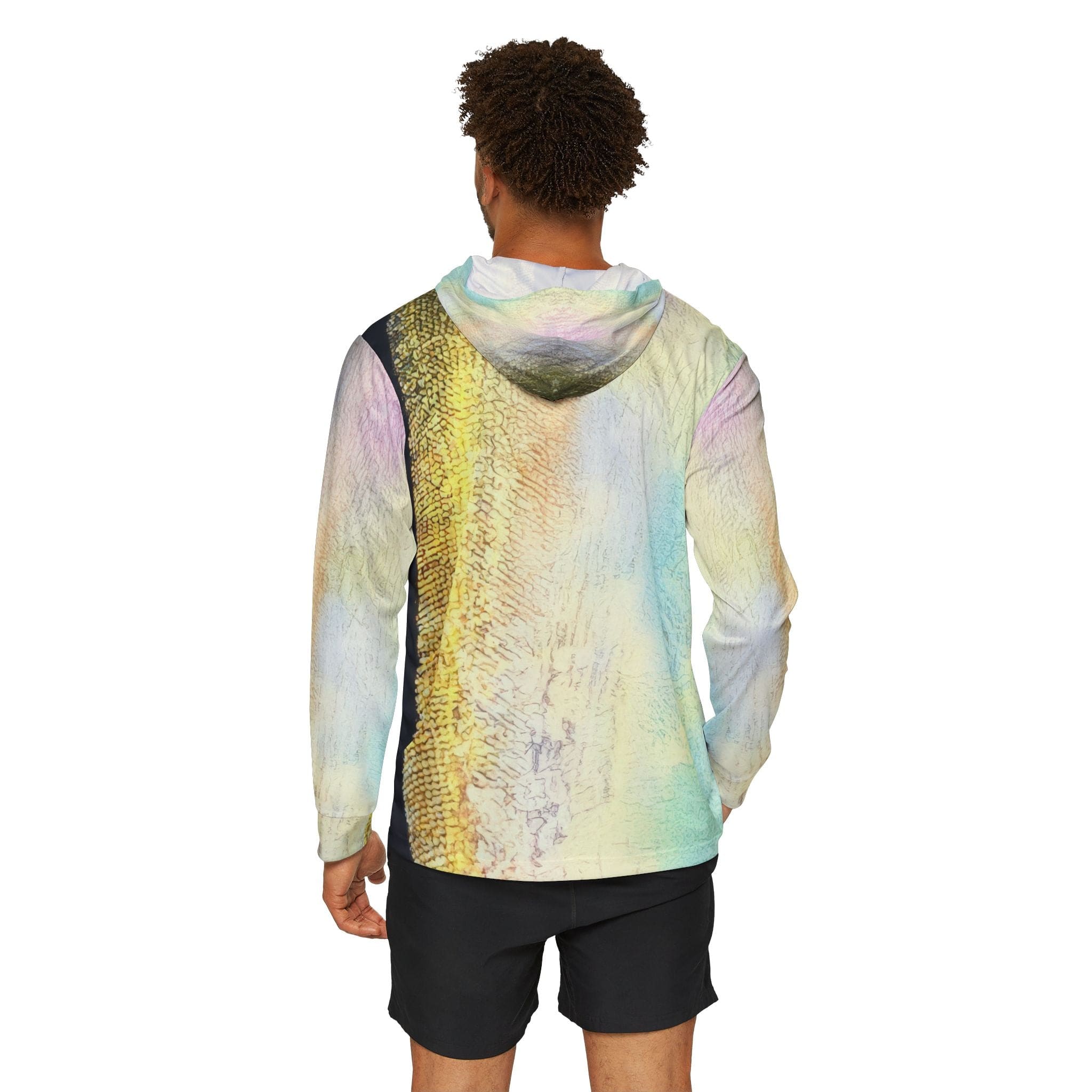 Salt Skins Men's Performance Hoodie Black Fin Tuna Captains Series - The Ultimate Performance Men's Long Sleeve Fishing Shirt