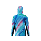 Salt Skins Men's Performance Hoodie Blue Parrot Reef Side Vent Performance Hoodie