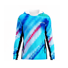Salt Skins Men's Performance Hoodie Blue Parrot Vented Performance Hoodie With Pockets (b2b)