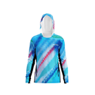 Salt Skins Men's Performance Hoodie Blue / S Blue Parrot Reef Side Vent Performance Hoodie