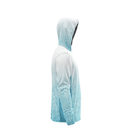 Salt Skins Men's Performance Hoodie Blue Sky Water Camo Side Vent Performance Hoodie